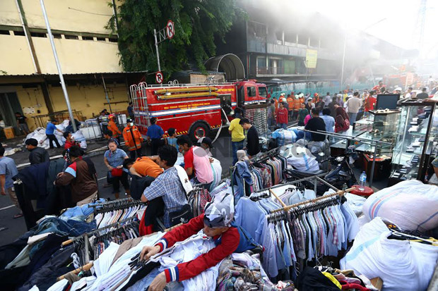 Pedagang Korban Kebakaran Akan Direlokasi ke Blok V Pasar Senen
