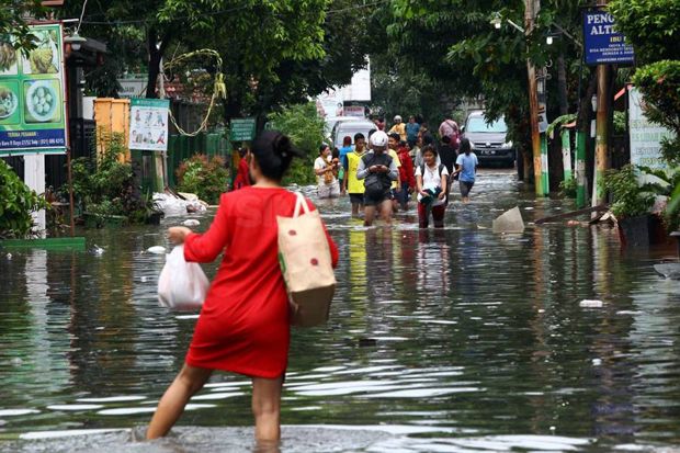 1.134 Warga Bekasi Terkena Dampak Banjir, 2 Orang Tewas