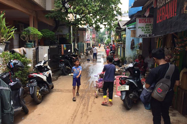 Kembali Diguyur Hujan, Warga Cipinang Melayu Khawatir