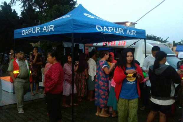 Bantu Korban Banjir Jakarta, PKPU Dirikan Dapur Air