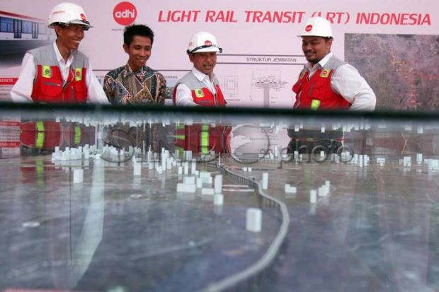 Sejak Di-launching 22 Juni 2016, Pengerjaan LRT di DKI Baru 4,65%