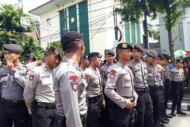 Didemo GNPF MUI, Ratusan Polisi Jaga PN Jakut