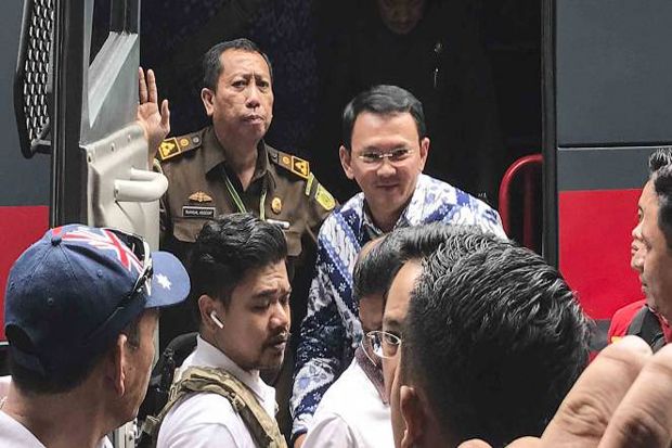 Jenguk Ahok, Rombongan Plt Gubernur DKI Akibatkan Macet Parah