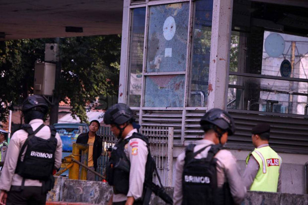 Pascaledakan, Polisi Pertebal Keamanan di Terminal Kampung Melayu
