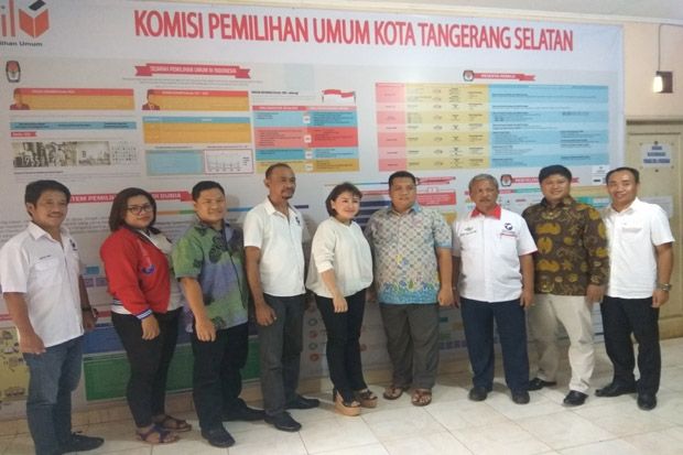 Sambangi KPUD, Perindo Tangsel Sampaikan Kesiapan Partai Ikut Pemilu 2019