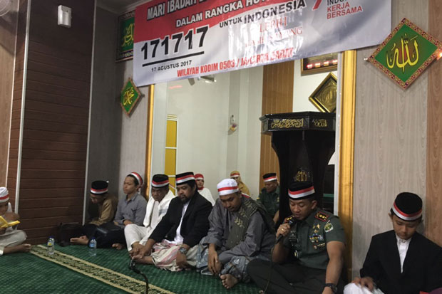 Peringati HUT RI Ke-72, Kodim Jakarta Barat Gelar Doa 171717