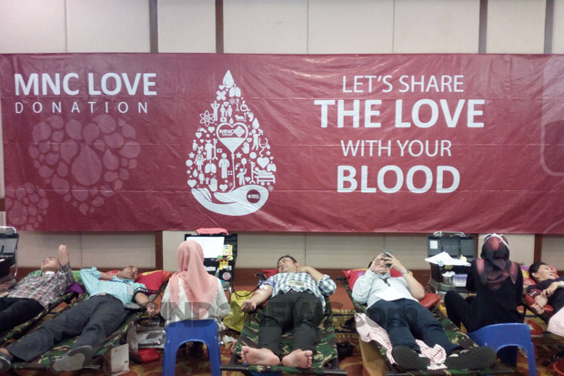 Gelar Donor Darah, MNC Group Targetkan 300 Kantong Darah