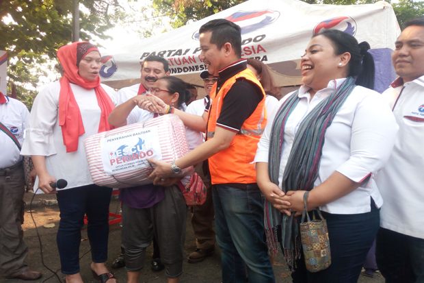 Rescue Perindo Berikan Bantuan untuk Korban Kebakaran Benhil