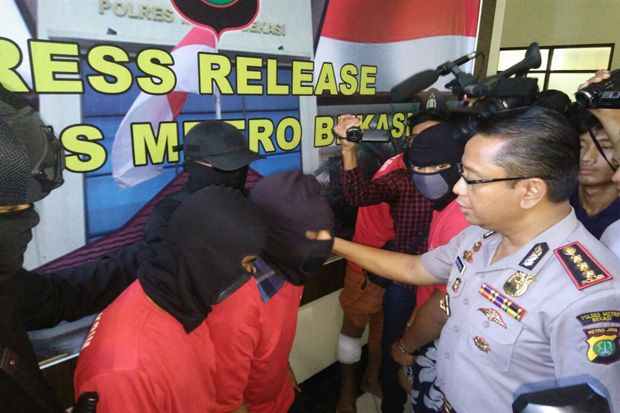 Lima Kawanan Perampok Sadis Dilumpuhkan di Bekasi dan Bogor