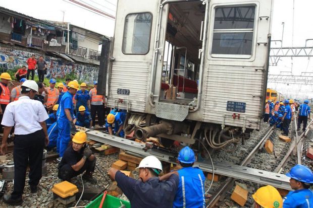 KNKT Beberkan Penyebab Kereta Sering Anjlok di Stasiun Manggarai