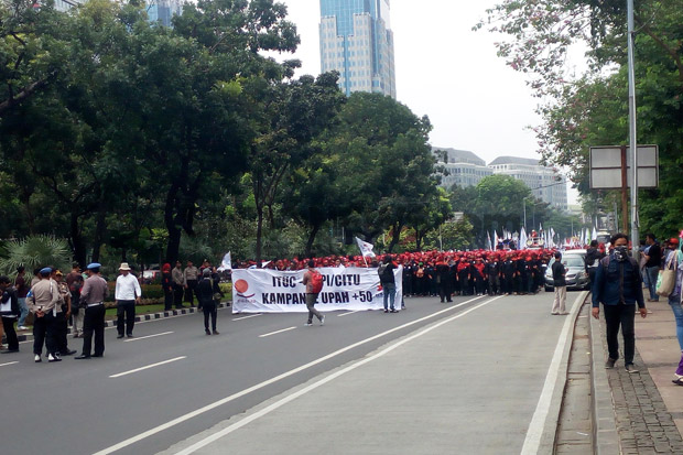 Demonstrasi Buruh, KSPI Sebut Indonesia Darurat PHK