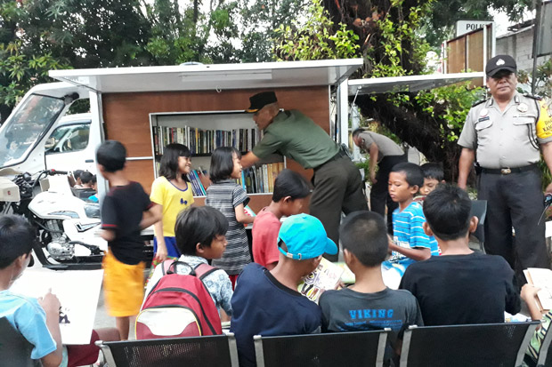 Dandim 0501 Sebut Taman Baca Bisa Sinergikan TNI dan Polri
