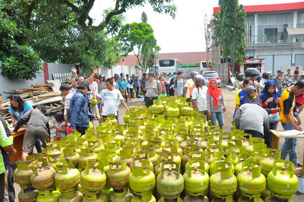 Gas 3 Kg Langka, Hiswana Migas Bogor Gelar Operasi Pasar