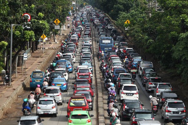 Titik dan Waktu Kemacetan di DKI Jakarta Bertambah