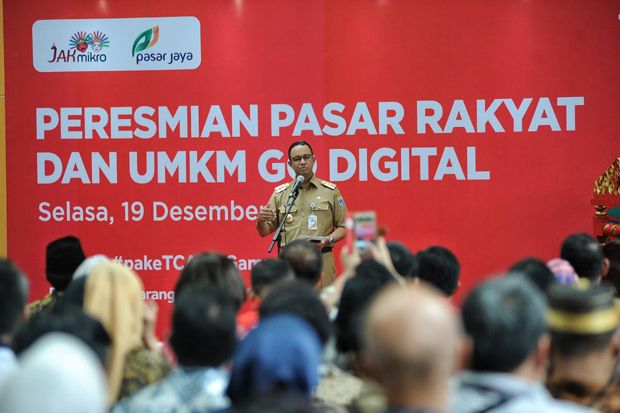 Pasar Rakyat di Jakarta Akan Gunakan Transaksi Nontunai