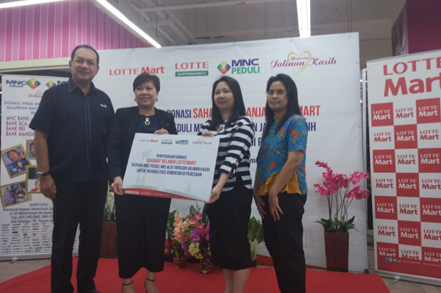 Rehabilitasi Jembatan, Lotte Mart Gandeng Yayasan Jalinan Kasih