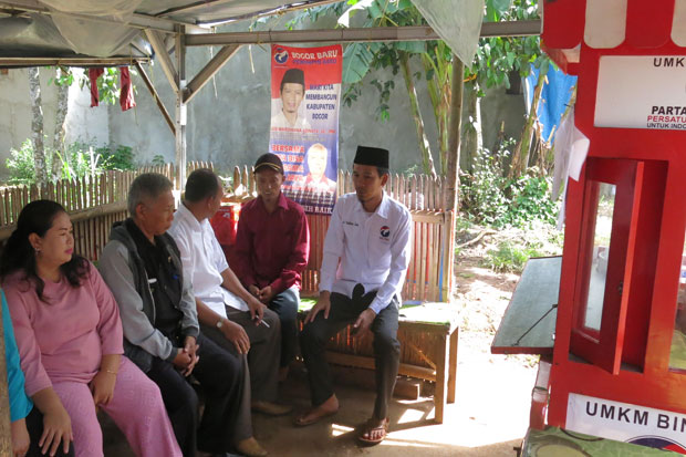Perindo Jawa Barat Monitoring UMKM Binaan di Parung Bogor