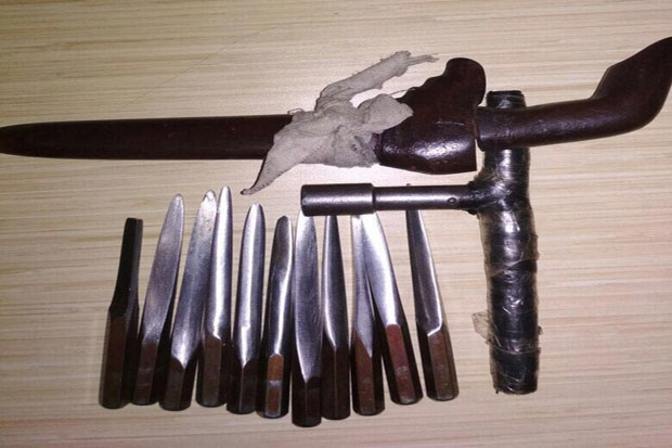 Polisi Sita Pistol dan Senjata Tajam dari Lokasi Balapan Liar