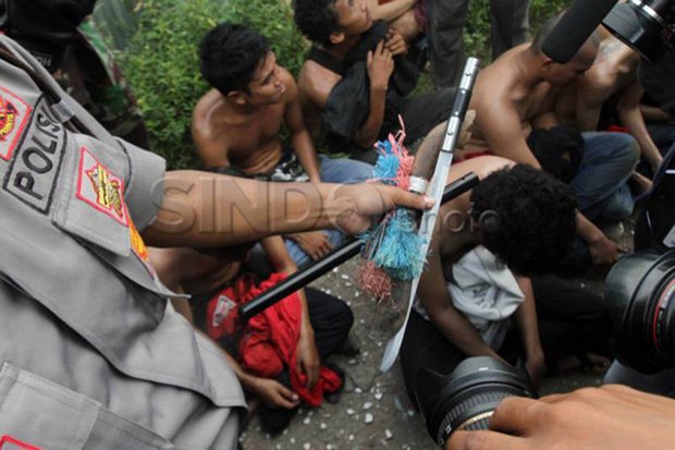 Ingin Tawuran, Sebelas Remaja Diciduk Polisi di Bekasi