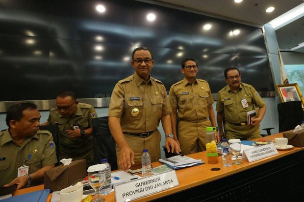 Gubernur Anies Lantik 8 Pejabat Baru Pemprov DKI Jakarta