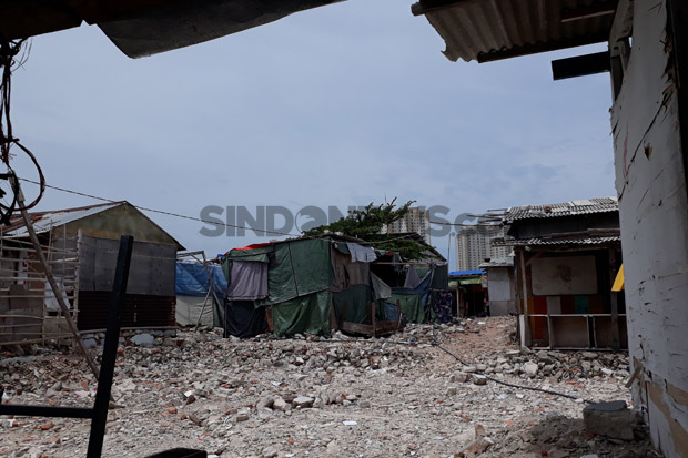 Pembangunan Shelter di Kampung Akuarium Mendekati Rampung