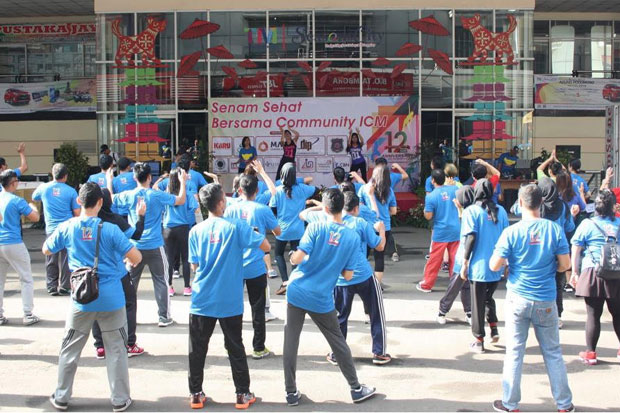 Sambut Asian Games, Komunitas Senam ICM Gelar Parade Pakaian Olahraga