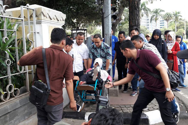 Jalan Bersama JBFT, Anies Akui Fasum DKI Belum Ramah Difabel