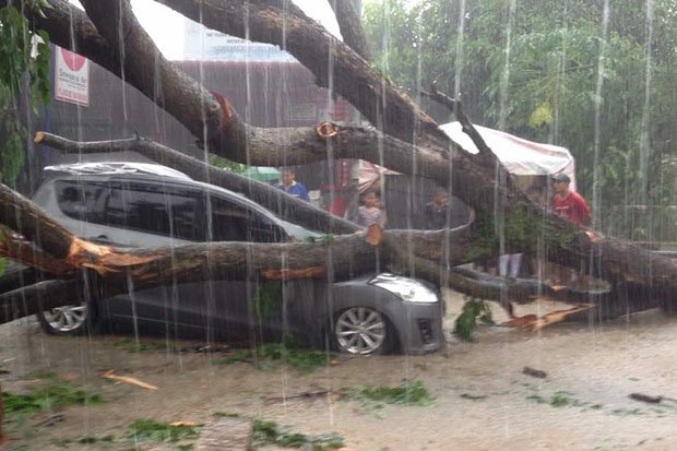 Ini Wilayah Jakarta yang Diguyur Hujan Deras dan Angin Kencang