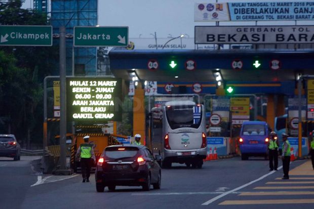 Wacana Perluasan Ganjil Genap di Tol Jakarta Cikampek Kandas