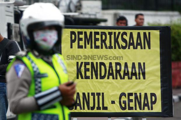 BPTJ Usulkan Jam Ganjil Genap di Jakarta Dimajukan