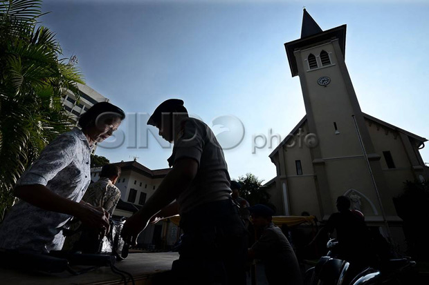 Amankan Gereja di Bekasi, Polisi Kerahkan Ribuan Personel