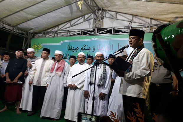 Anies Ajak Umat Islam Jakarta Perbanyak Baca Takbir dan Tahmid