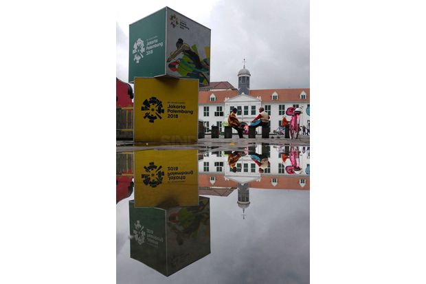 Jelang Asian Games, Jakarta Barat Percantik Jalan Protokol dan Gedung