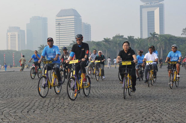 DKI Luncurkan Bike Sharing, Warga Bisa Pinjam Sepeda Gratis