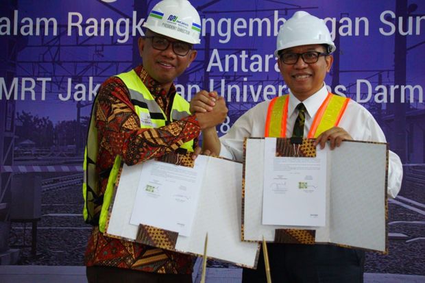 Dukung Pembangunan Jakarta, Unsada Kerja Sama dengan PT MRT