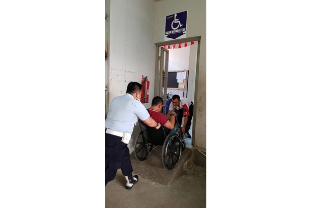 Lapas Cibinong Siapkan Jalur Khusus untuk Pengunjung Disabilitas