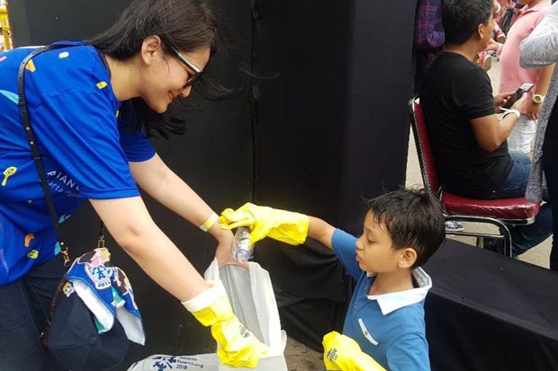 15.000 Kg Sampah Plastik di Asian Games Didaur Ulang di Tangsel