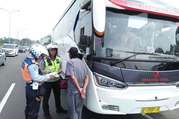 Antisipasi Kecelakaan Maut, Polres Bogor Langsung Gelar Razia Bus