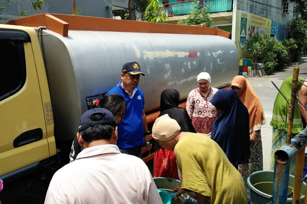 Saluran Pipa Bocor, Pelanggan PDAM TB Kesulitan Air Bersih