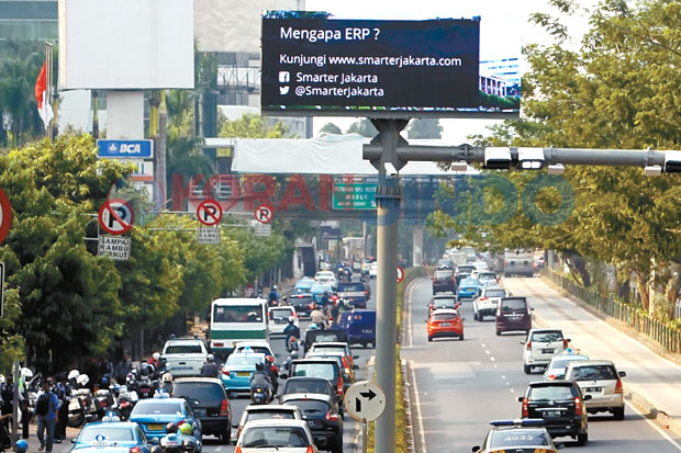 Sistem Jalan Berbayar Diuji Coba di Jalan Merdeka Barat Rabu Lusa