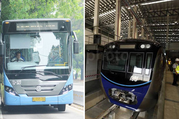 Transjakarta dan MRT Rumuskan Integrasi Transportasi Antarmoda