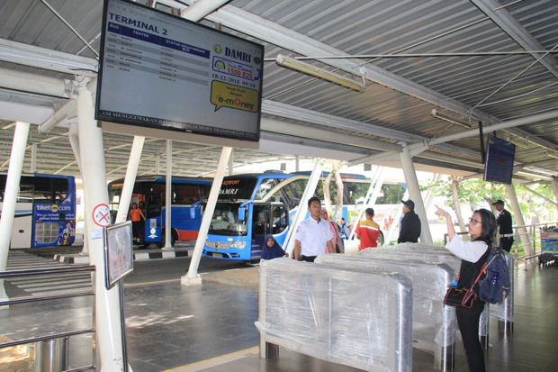 Shelter Bus Terminal 2 Jadi Pilot Project Sistem Antrean Bus
