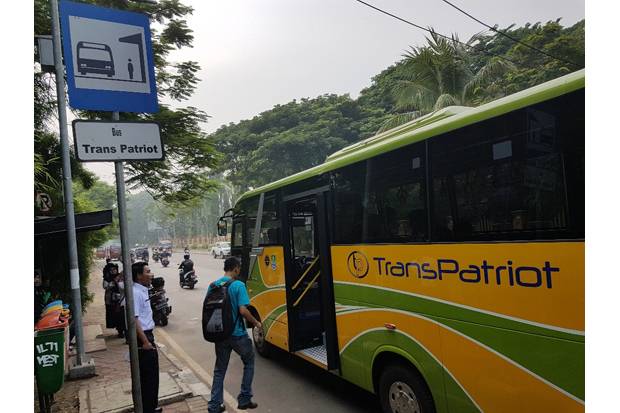 Tarif Penumpang Bus Trans Patriot Rp4.000