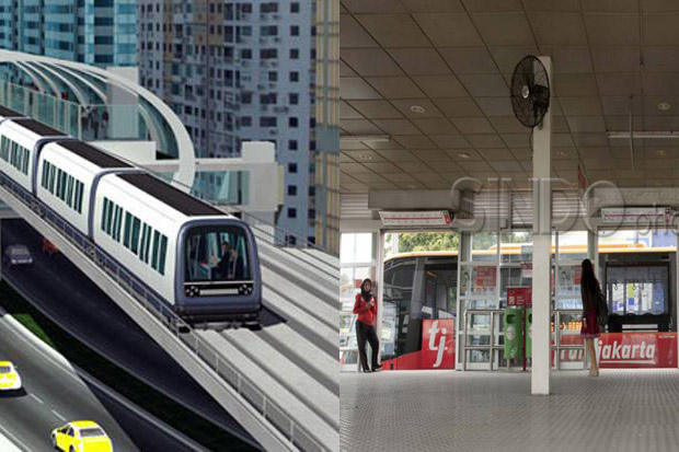 Transjakarta dan LRT Terintegrasi, Mirip Bandara Internasional