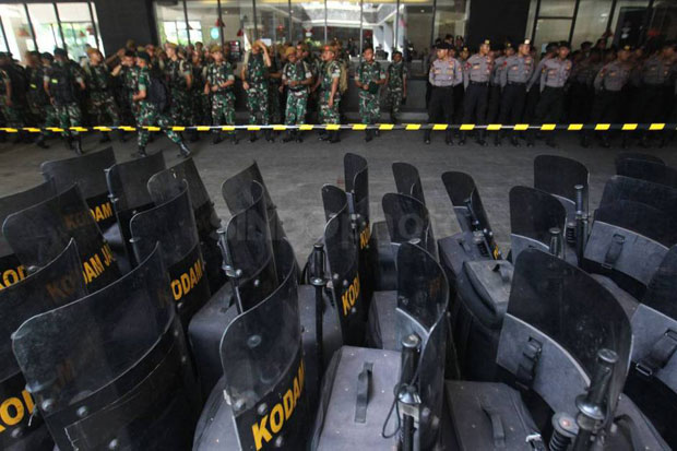 Lokasi Debat Capres-Cawapres Dijaga Ketat Ribuan Personel TNI-Polri