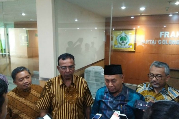 Tiga Cawagub PKS Bersilaturahmi dengan Fraksi Partai Golkar di DPRD