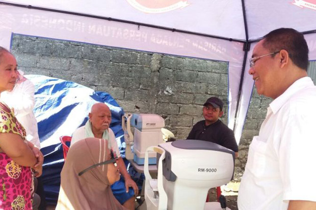 Baja Perindo Gelar Pemeriksaan Mata Gratis dan Donor Darah di Tebet