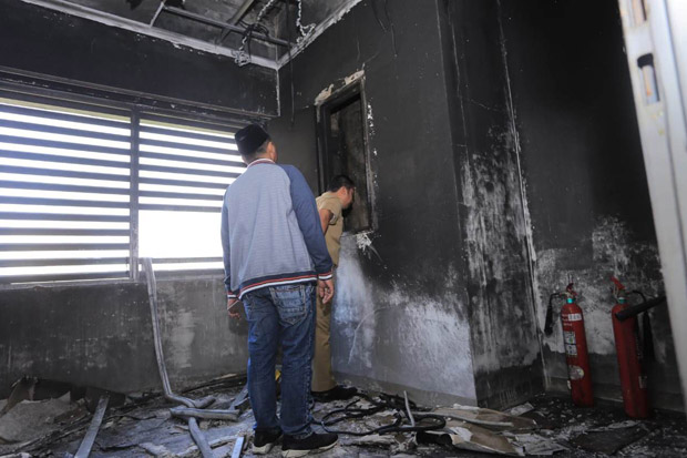 Diduga Korsleting Listrik, Polisi Selidiki Kebakaran RSUD Tangerang
