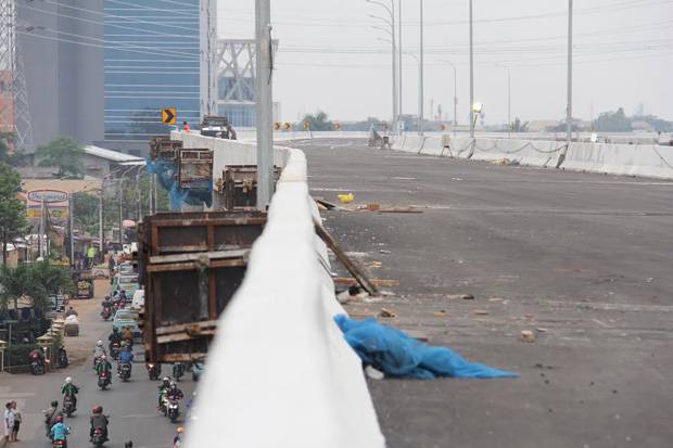 Imbas Pembangunan Tol Becakayu, Jalan Kalimalang Ditutup 700 Meter