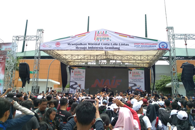 Meriahkan MRSF, Band Naif Hipnotis Anak Milenial Bogor